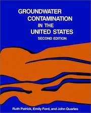 Cover of: Groundwater contamination in the United States