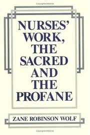 Cover of: Nurses' work by Zane Robinson Wolf, Zane Robinson Wolf