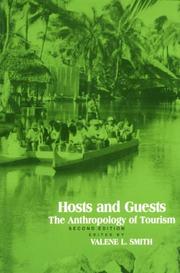 Cover of: Hosts and guests: the anthropology of tourism