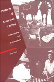 Cover of: Patterns of American culture