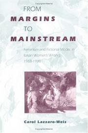 Cover of: From margins to mainstream | Carol M. Lazzaro-Weis