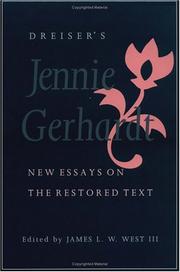 Cover of: Dreiser's Jennie Gerhardt: new essays on the restored text