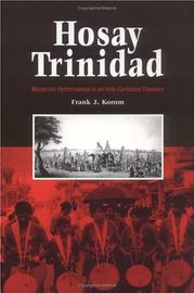 Cover of: Hosay Trinidad | Frank J. Korom