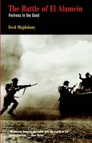 Cover of: The Battle of El Alamein: Fortress in the Sand