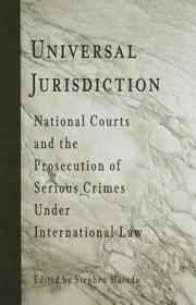 Cover of: Universal Jurisdiction by Stephen Macedo