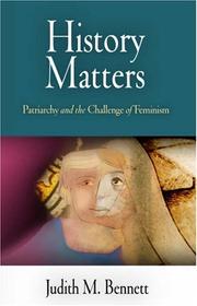 Cover of: History Matters: Patriarchy and the Challenge of Feminism