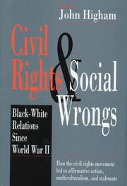 Cover of: Civil Rights and Social Wrongs by 