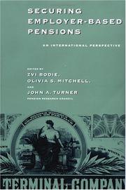 Cover of: Securing employer-based pensions: an international perspective