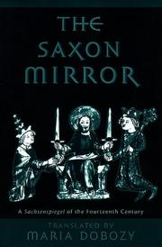 Cover of: The Saxon Mirror by Maria Dobozy