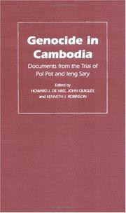 Cover of: Genocide in Cambodia