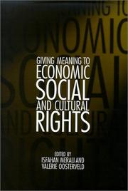 Cover of: Giving Meaning to Economic, Social, and Cultural Rights (Pennsylvania Studies in Human Rights)