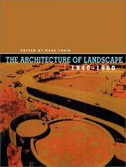 Cover of: The Architecture of Landscape, 1940-1960 (Penn Studies in Landscape Architecture)