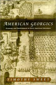 Cover of: American georgics: economy and environment in early American literature