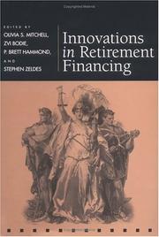 Cover of: Innovations in Retirement Financing (Pension Research Council Publications)