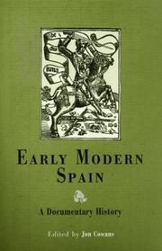 Cover of: Early Modern Spain by Jon Cowans