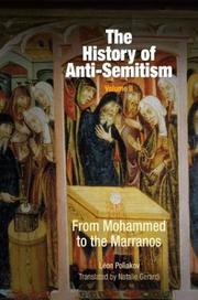 Cover of: The History of Anti-Semitism, Volume II: From Mohammed to the Marranos (History of Anti-Semitism)