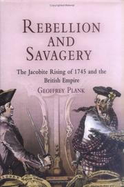 Cover of: Rebellion and savagery by Geoffrey Gilbert Plank