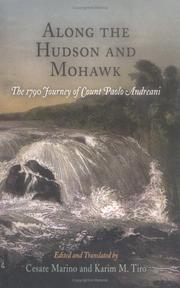 Cover of: Along the Hudson and Mohawk: the 1790 journey of Count Paolo Andreani