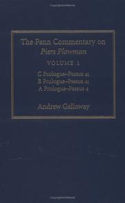 Cover of: The Penn commentary on Piers Plowman