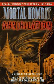 Cover of: Mortal Kombat: Annihilation