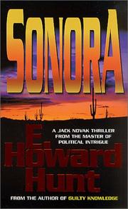 Cover of: Sonora | E. Howard Hunt