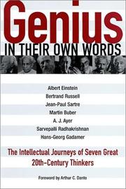 Cover of: Genius in Their Own Words by David Ramsay Steele