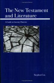 Cover of: The New Testament and literature by Cox, Stephen D.