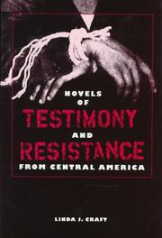 Cover of: Novels of testimony and resistance from Central America