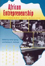 Cover of: African entrepreneurship: theory and reality
