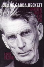 Cover of: Céline, Gadda, Beckett by Norma Bouchard