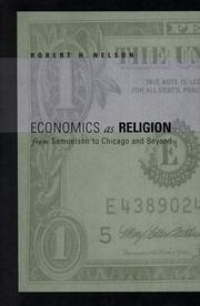 Cover of: Economics As Religion by Robert H. Nelson