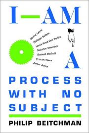 Cover of: I Am a Process