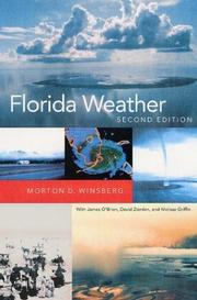 Cover of: Florida weather by Morton D. Winsberg