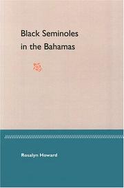 Cover of: Black Seminoles In The Bahamas by Rosalyn Howard