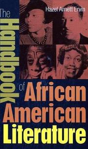 Cover of: The handbook of African American literature