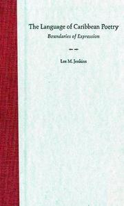 Cover of: The language of Caribbean poetry by Lee M. Jenkins