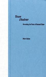 Cover of: Shaw shadows: rereading the texts of Bernard Shaw