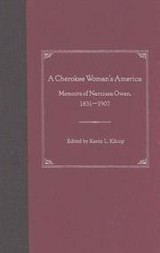 A Cherokee woman's America by Narcissa Owen
