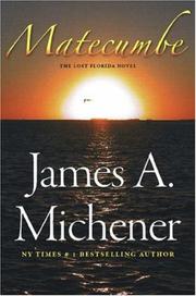 Cover of: Matecumbe | James A. Michener