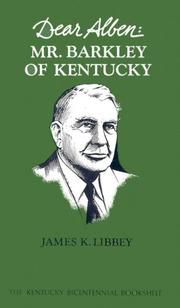 Cover of: Dear Alben: Mr. Barkley of Kentucky