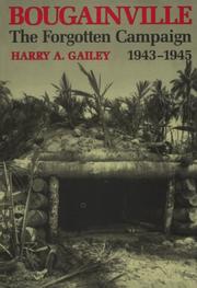 Cover of: Bougainville, 1943-1945 by Harry A. Gailey