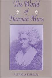 Cover of: The world of Hannah More