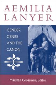 Cover of: Aemilia Lanyer: Gender, Genre, and the Canon (Studies in the English Renaissance)