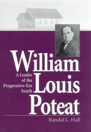 Cover of: William Louis Poteat by Randal L. Hall