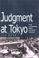 Cover of: Judgment at Tokyo