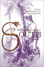 Cover of: The humor of the Old South