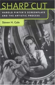 Cover of: Sharp cut: Harold Pinter's screenplays and the artistic process