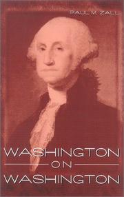 Cover of: Washington on Washington by George Washington
