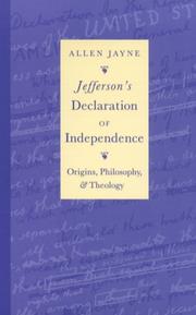 Jefferson's Declaration of Independence by Allen Jayne
