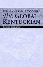 Cover of: John Sherman Cooper by Robert Schulman